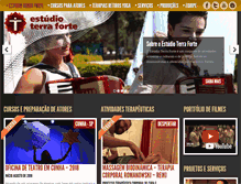 Tablet Screenshot of estudioterraforte.com.br